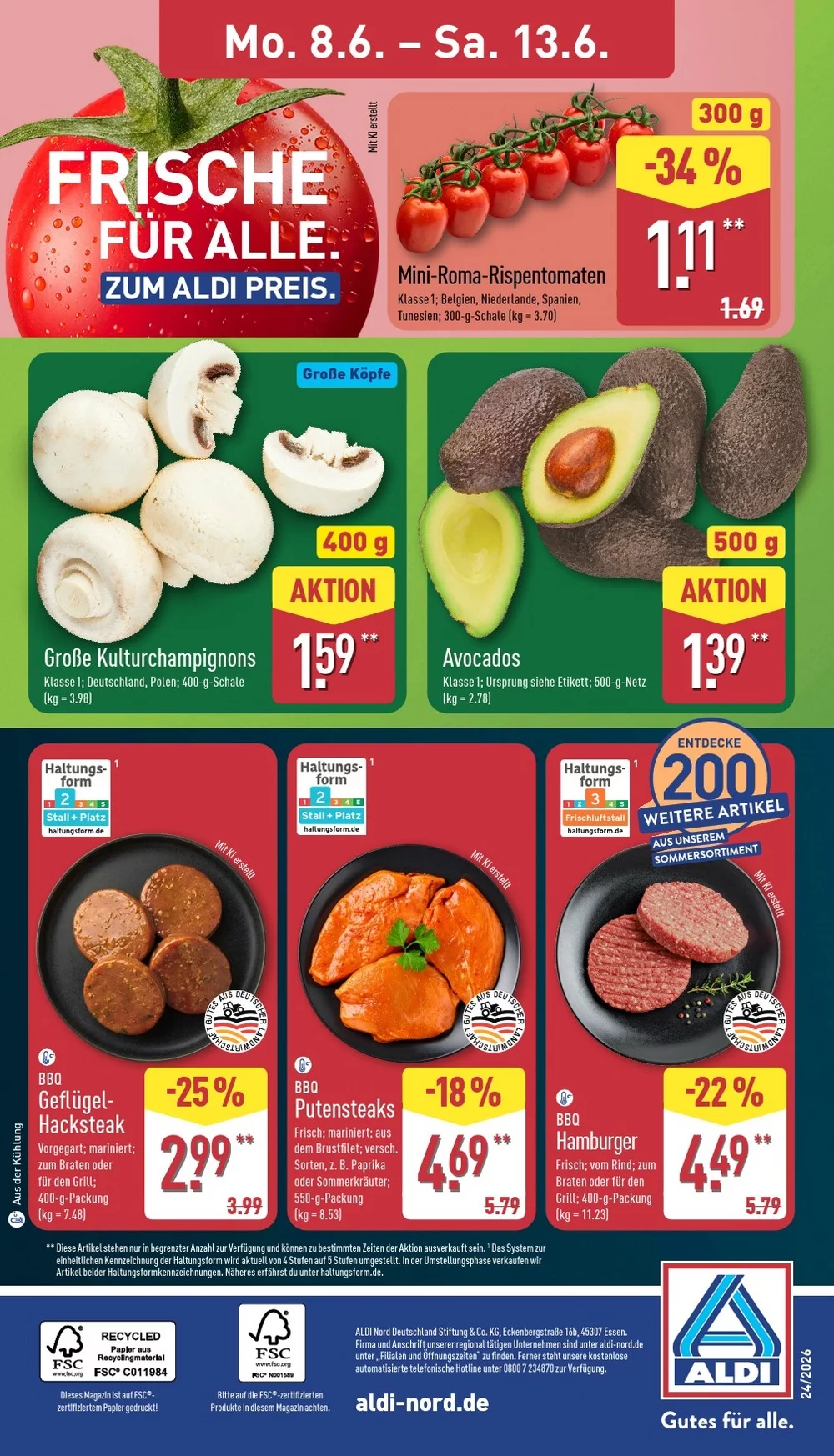 Aldi Nord Prospekt 29.06.2026 bis 04.07.2026 4 aldi nord prospekt juni 8 13 4