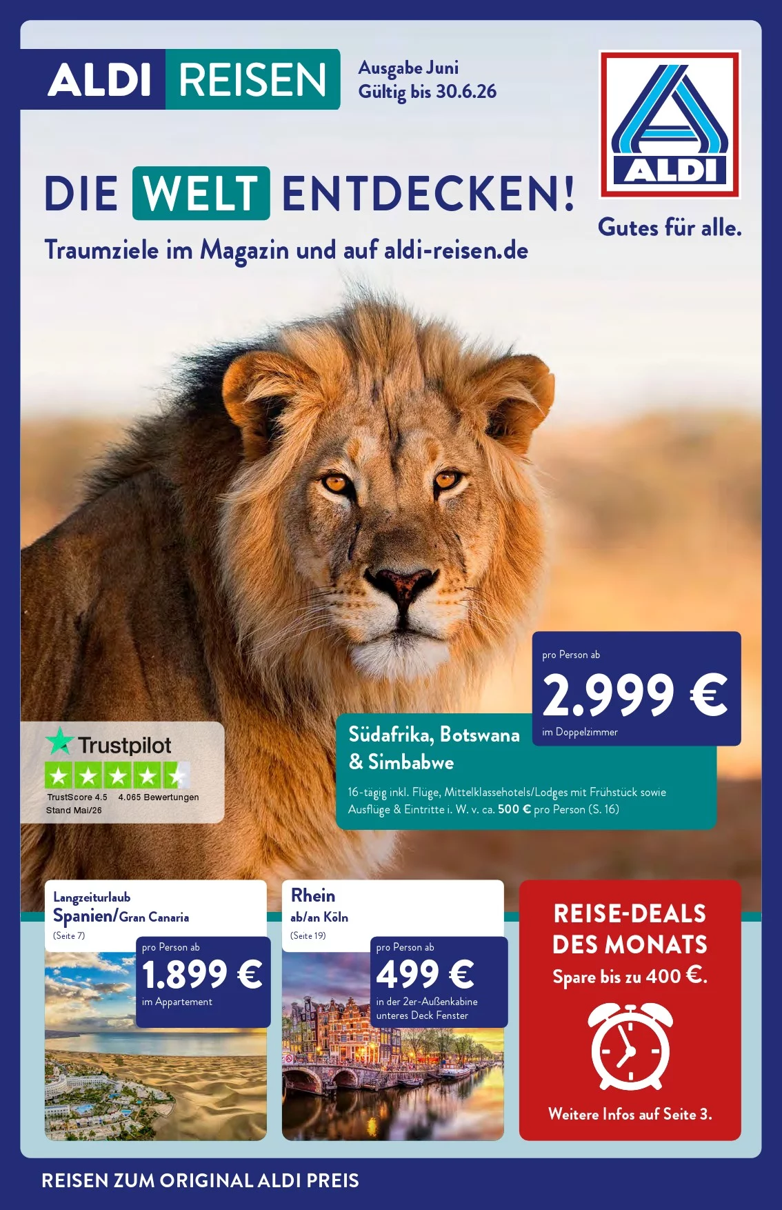 aldi nord reisen juni