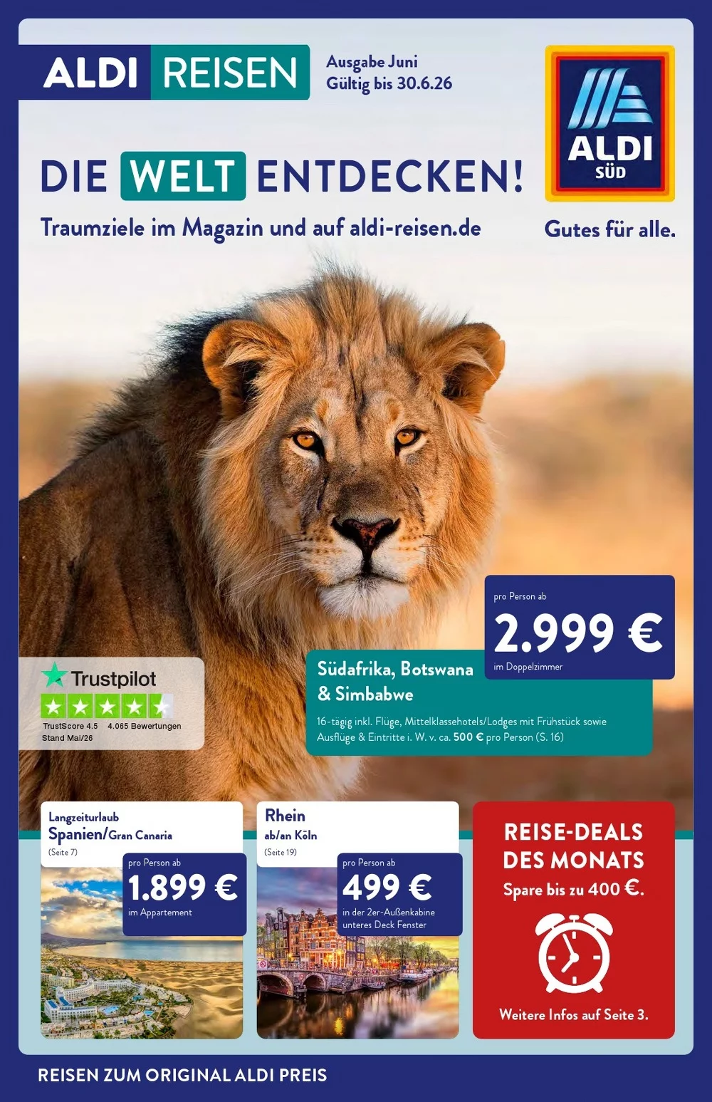 Aldi Süd Reisen Prospekt Juni 2026 1 aldi süd reisen juni