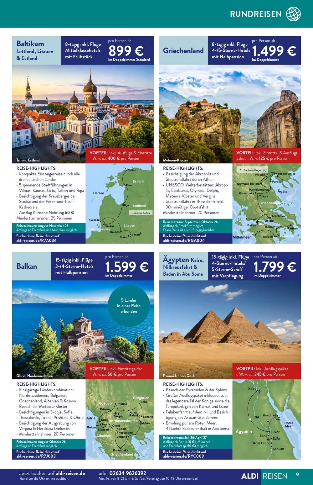 aldi sud reisen prospekt juni 9