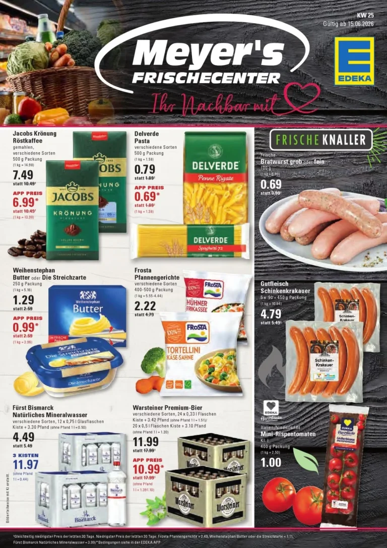 edeka meyers prospekt kw-25