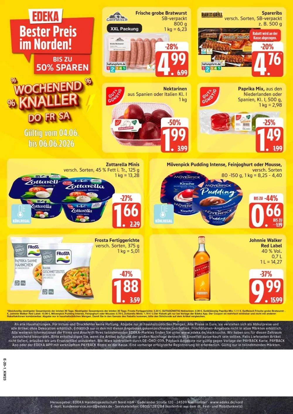 edeka nord prospekt juni 1 6 24