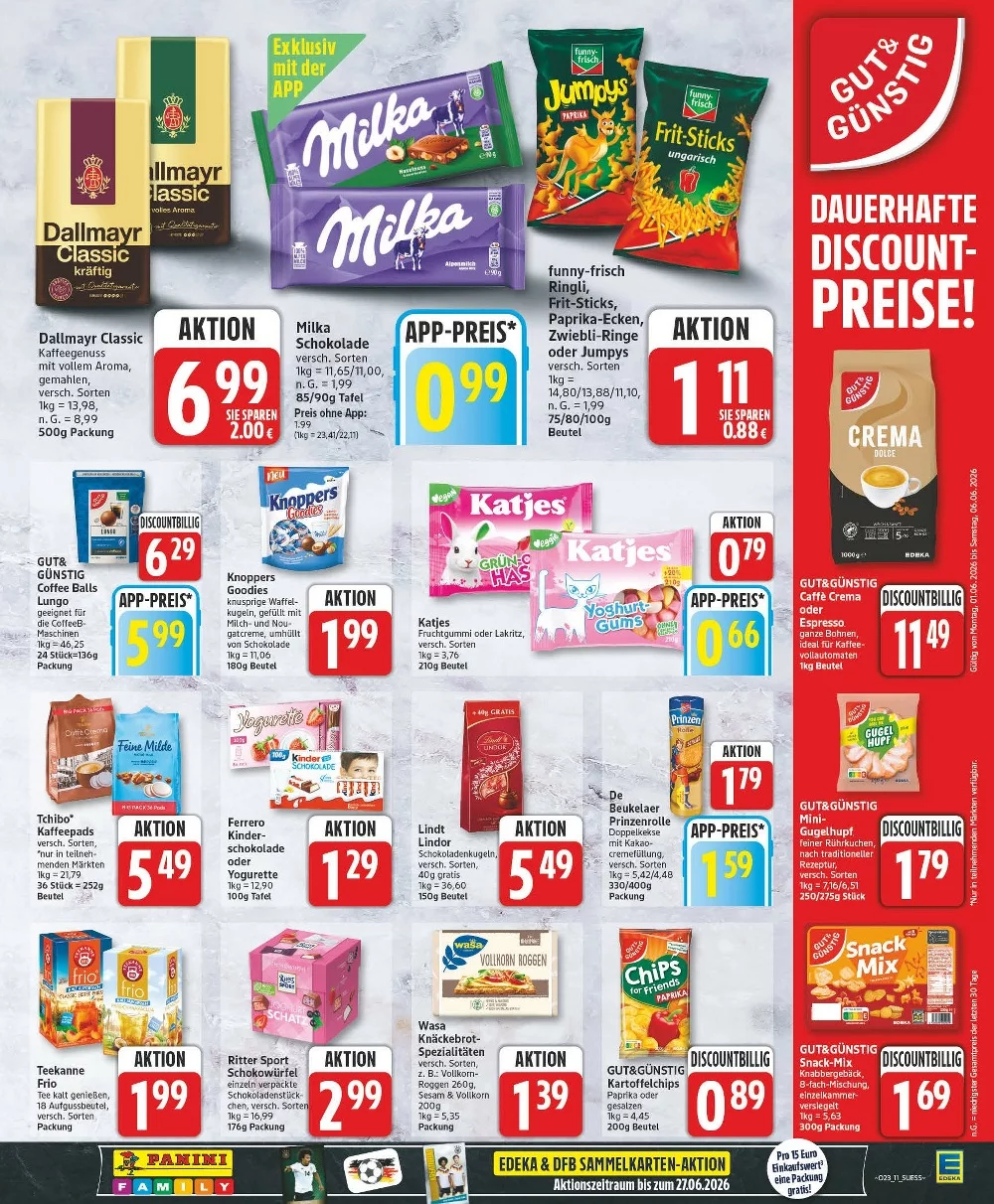 edeka prospekt juni 1 6 11 1