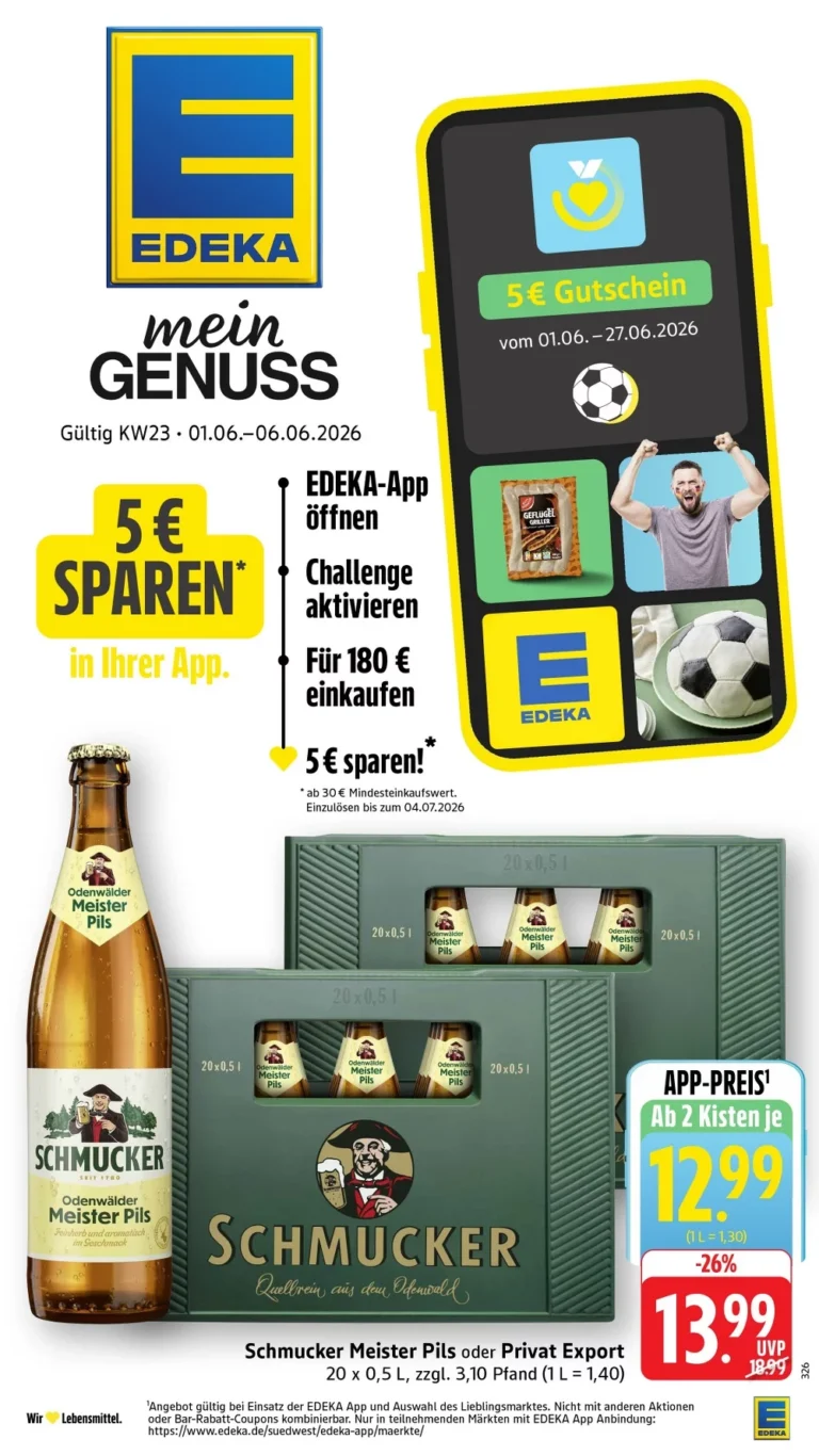 edeka südwest prospekt kw -23