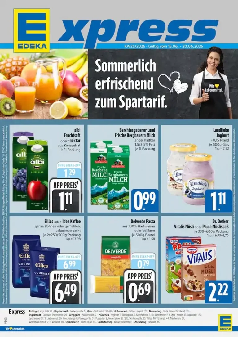 edeka xpress prospekt kw25