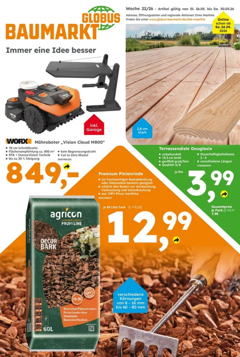 globus baumarkt prospekt kw-22