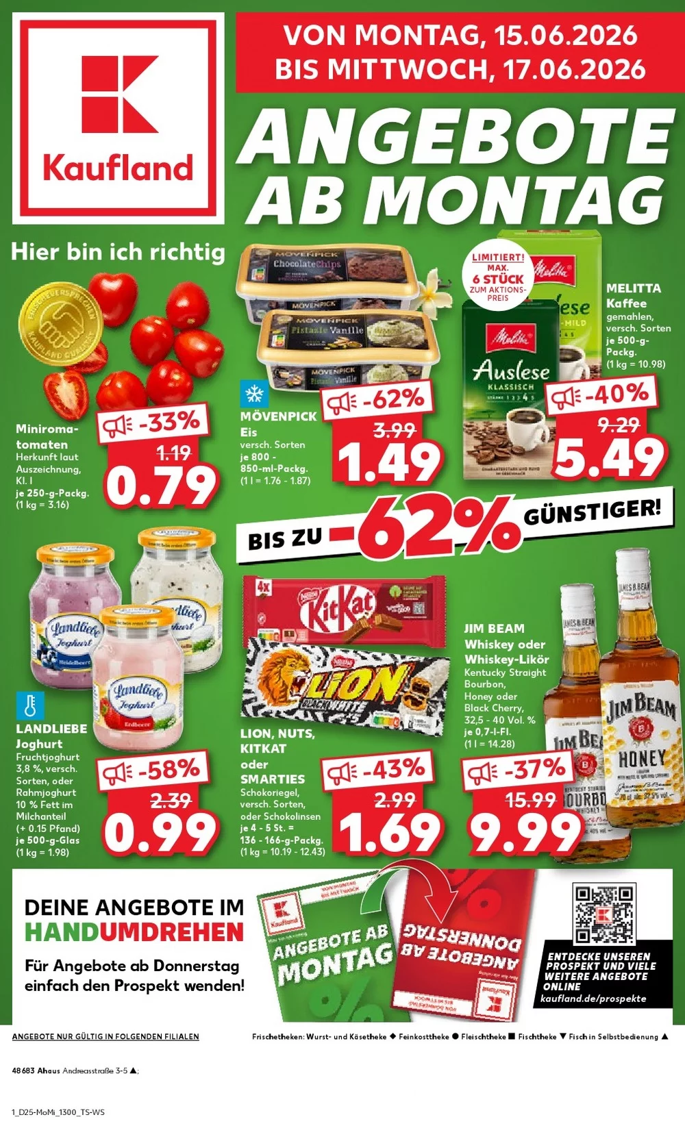 Kaufland Prospekt Wochenstart 15.06.2026 bis 20.06.2026 1 kaufland prospekt kw-25