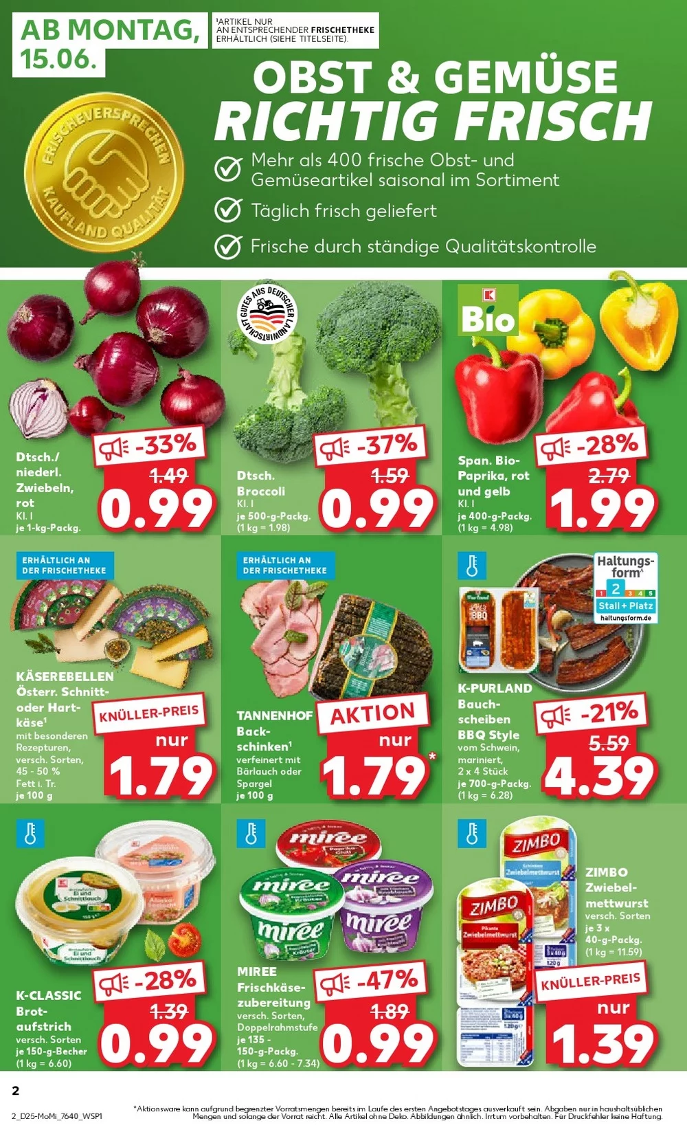 Kaufland Prospekt Wochenstart 15.06.2026 bis 20.06.2026 2 kaufland prospekt juni 15 20 2