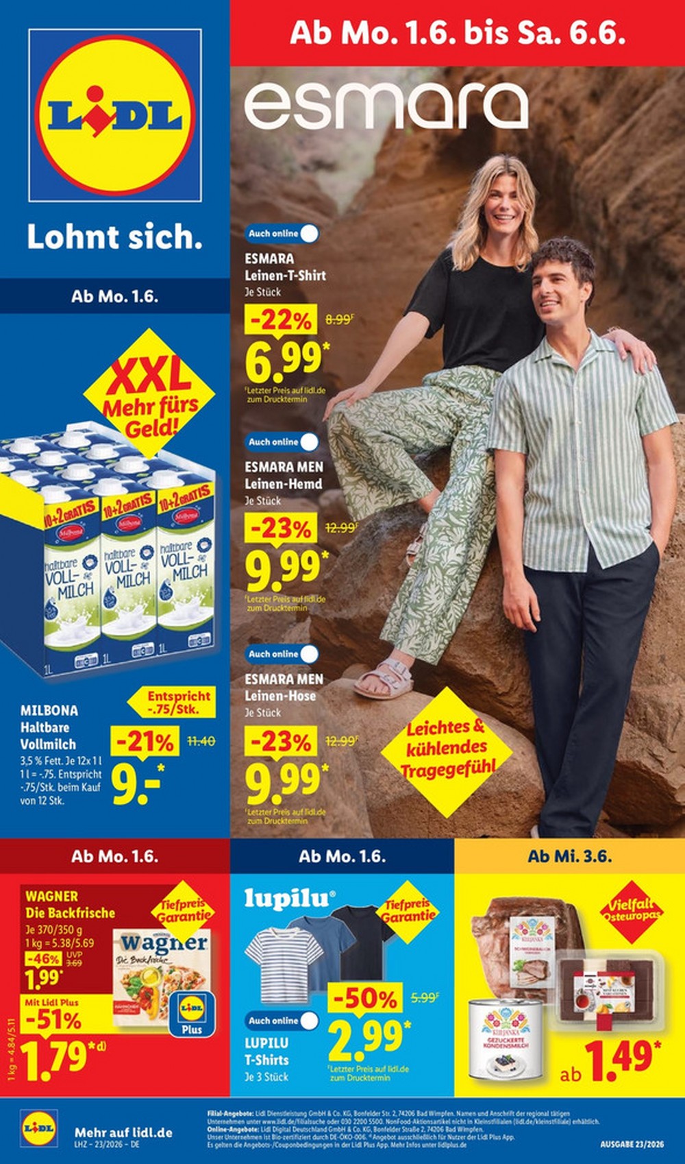 Lidl Prospekt Neu Angebote 01.06.2026 bis 06.06.2026 1 lidl prospekt juni 1 6 5
