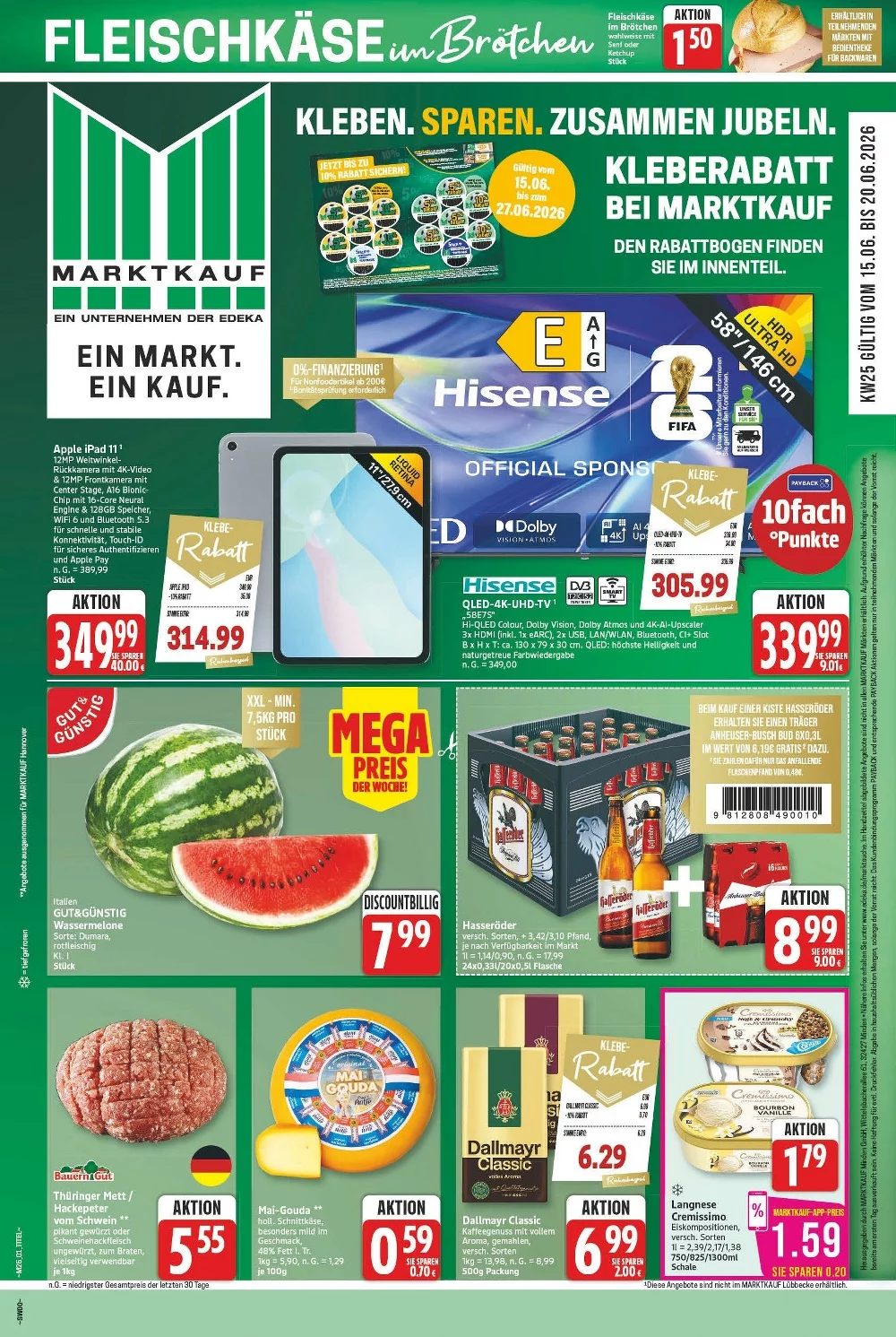 Marktkauf Prospekt Nord 13.07.2026 bis 18.07.2026 1 marktkrauf nord prospekt kw-25