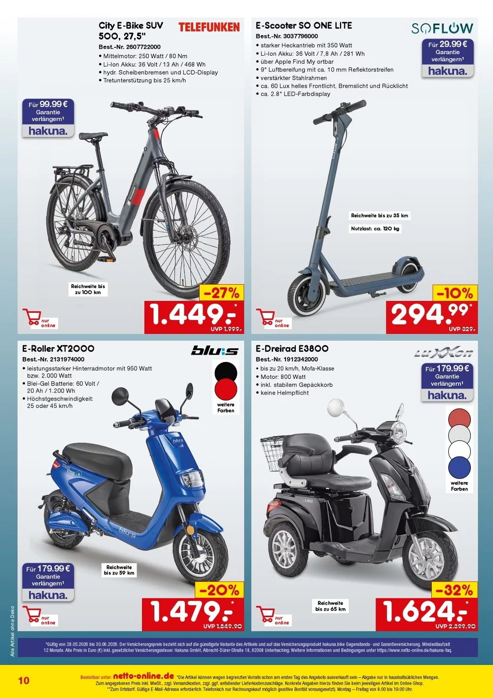 netto marken bestelmagazin juni 10