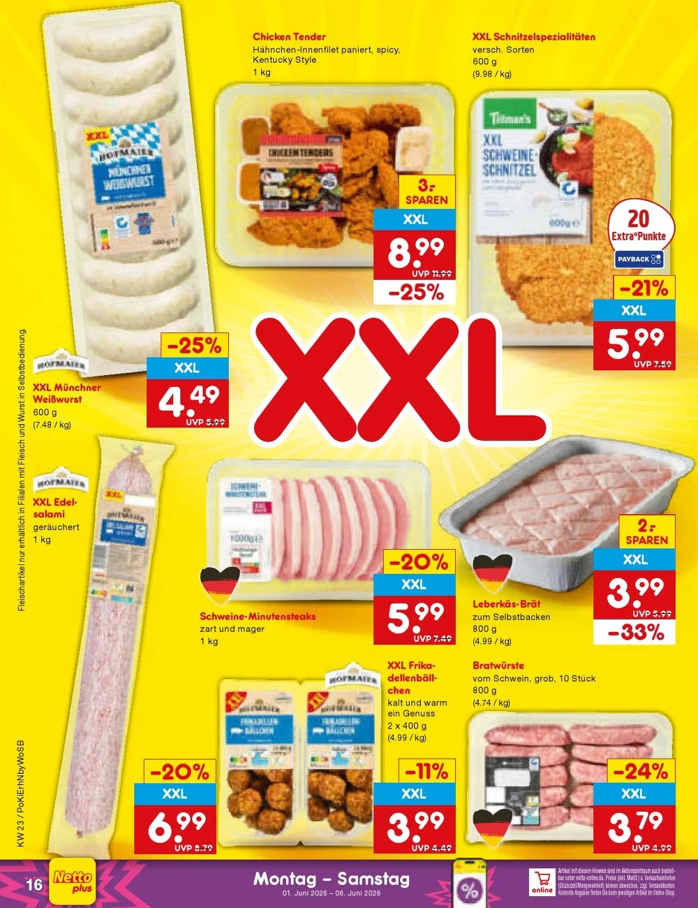 netto marken prospekt juni 1 6 18