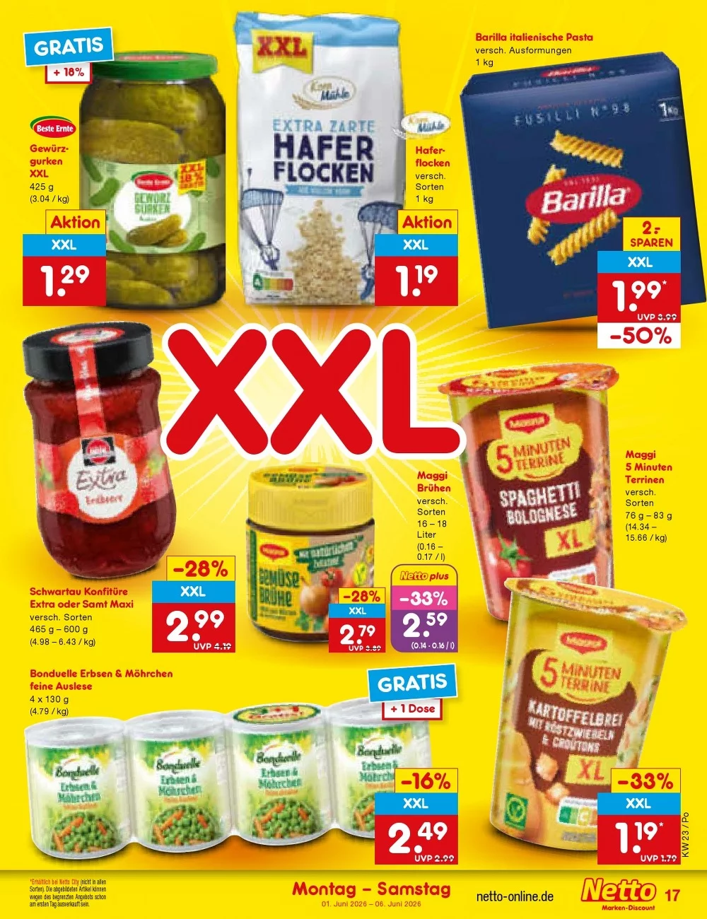 netto marken prospekt juni 1 6 19