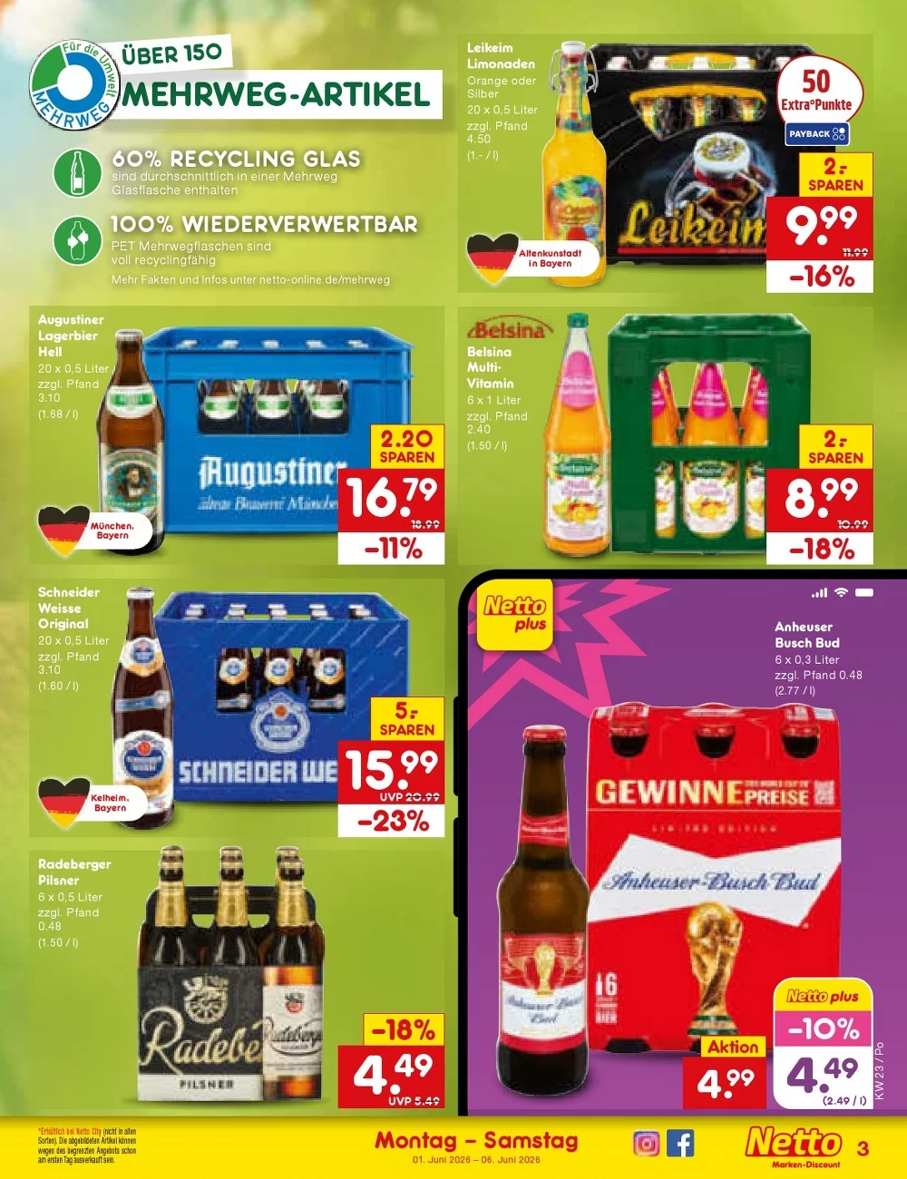 netto marken prospekt juni 1 6 31