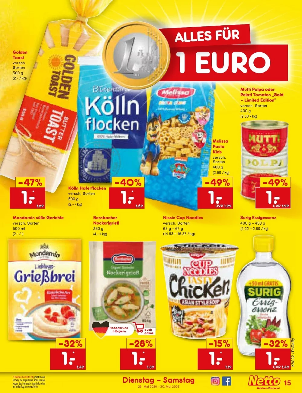 netto marken prospekt mai 26 30 19