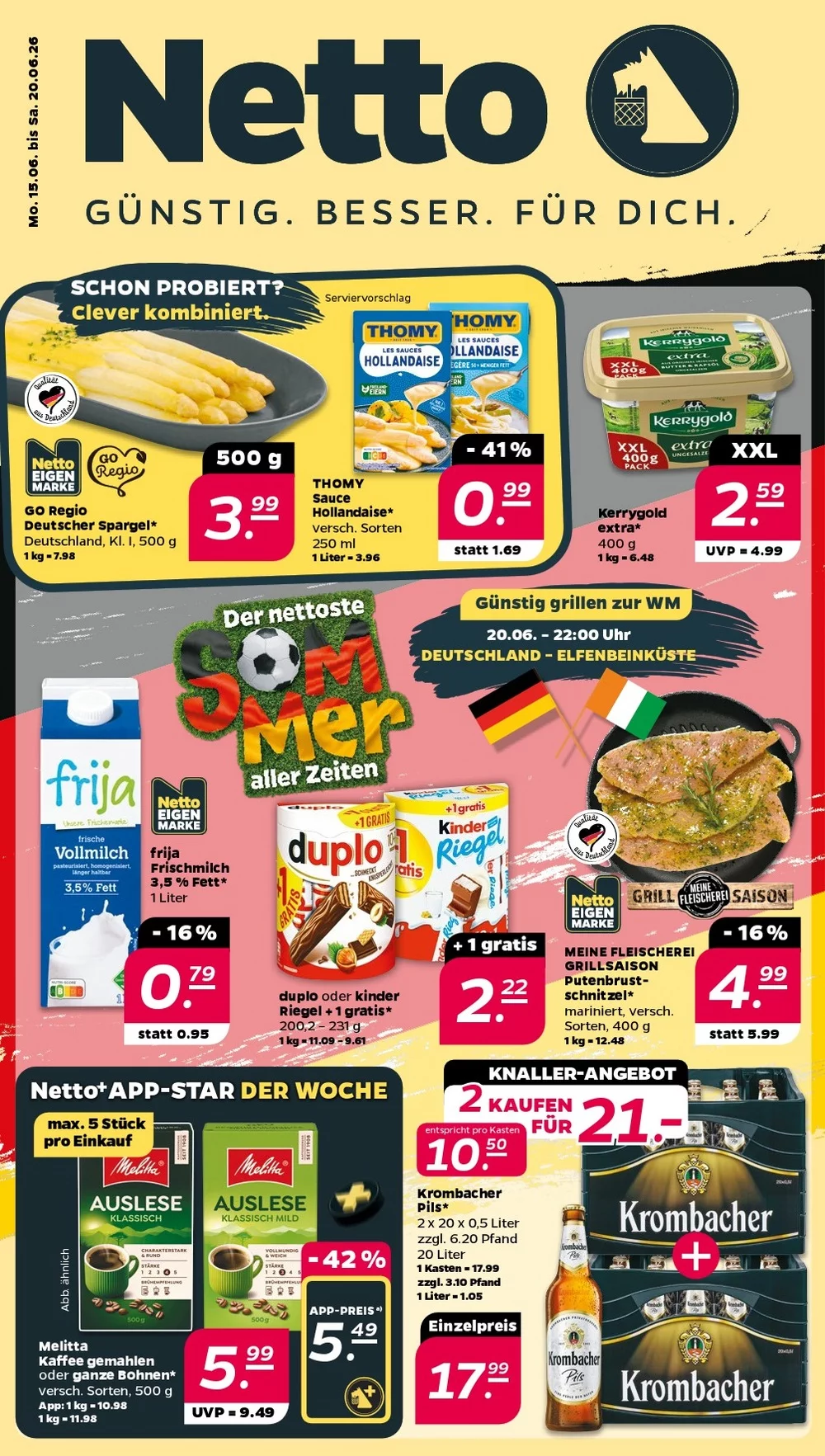 Netto Prospekt 15.06.2026 bis 20.06.2026 1 netto prospekt kw-25