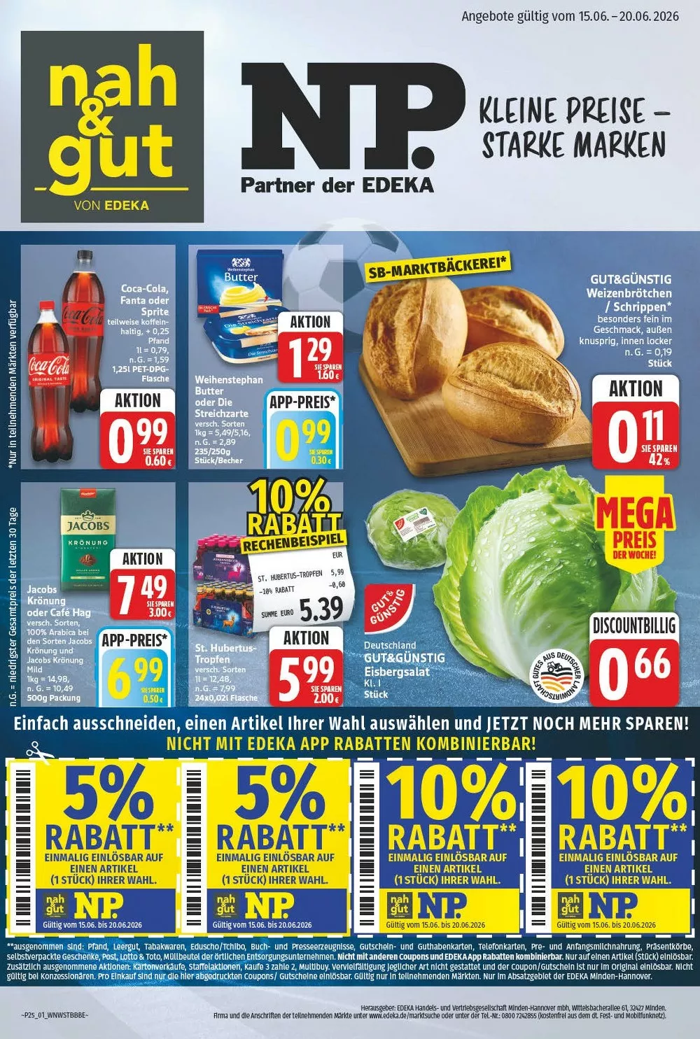 NP Discount Prospekt 15.06.2026 bis 20.06.2026 1 np prospekt kw25