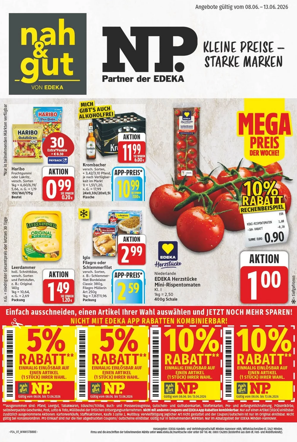 NP Discount Prospekt 08.06.2026 bis 13.06.2026 1 np prospekt kw-24