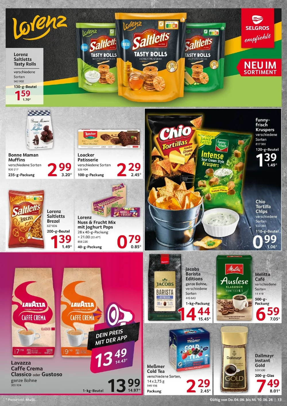 selgros food prospekt juni 4 10 13