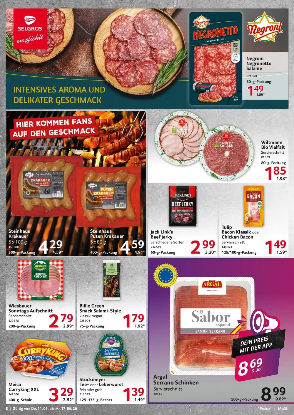selgros prospekt food juni 11 17 8