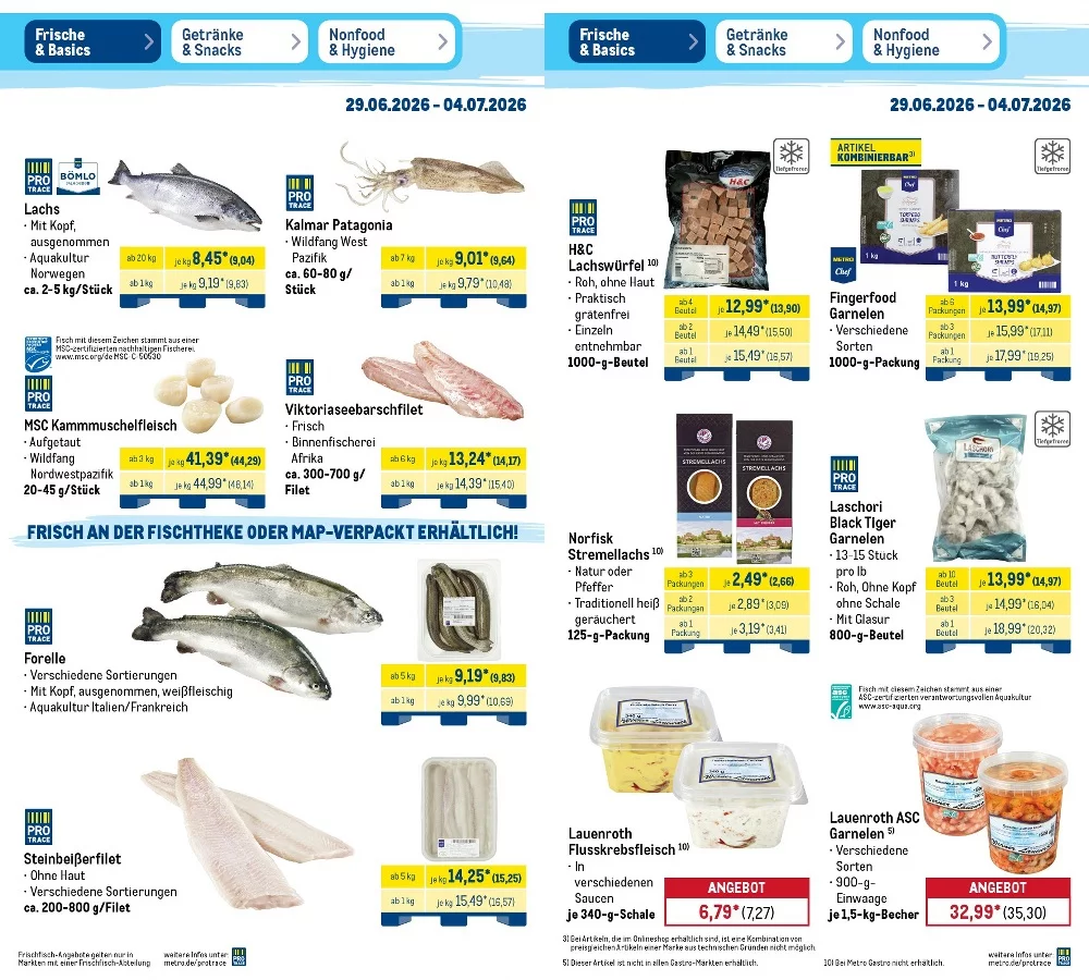 Metro Prospekt Food-Nonfood 27.07.2026 bis 01.08.2026 4 METRO prospekt juni 29 juli 4 4