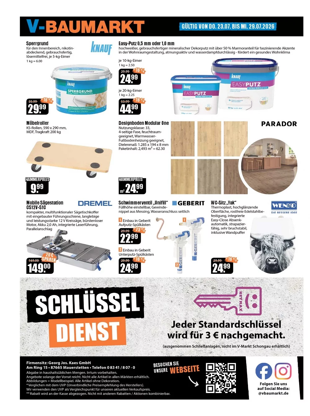V Baumarkt prospekt juli 23 29 4
