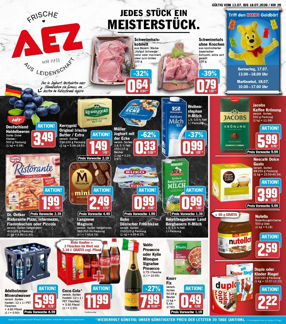 AEZ Prospekt 13.07.2026 bis 18.07.2026 1 aez prospekt kw-29