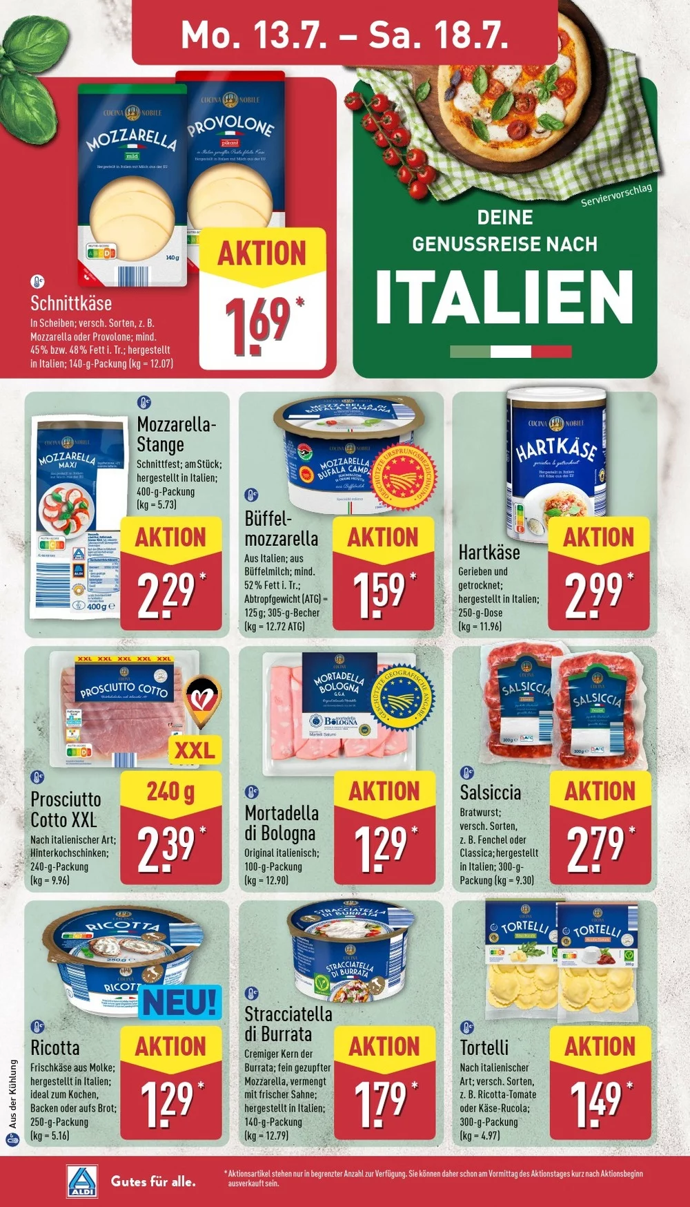 aldi nord prospekt juli 13 18 10