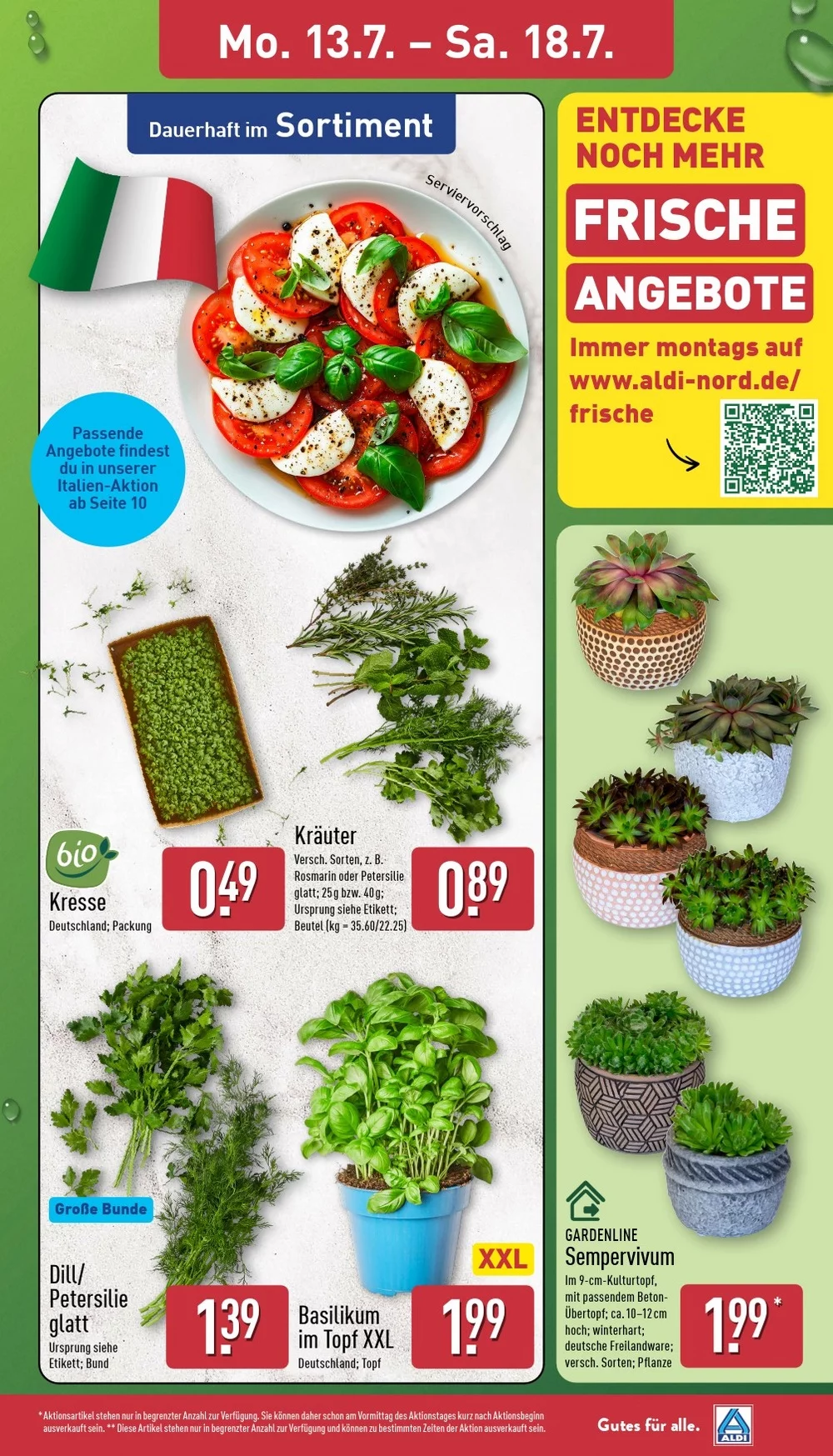 Aldi Nord Prospekt 13.07.2026 bis 18.07.2026 3 aldi nord prospekt juli 13 18 3