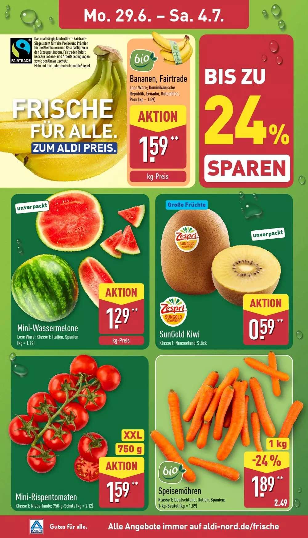 Aldi Nord Prospekt 20.07.2026 bis 25.07.2026 2 aldi nord prospekt juni 29 juli 4 2