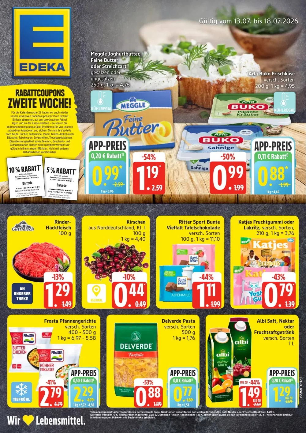 Edeka Prospekt Nord 27.07.2026 bis 01.08.2026 1 edeka nord prospekt kw-29