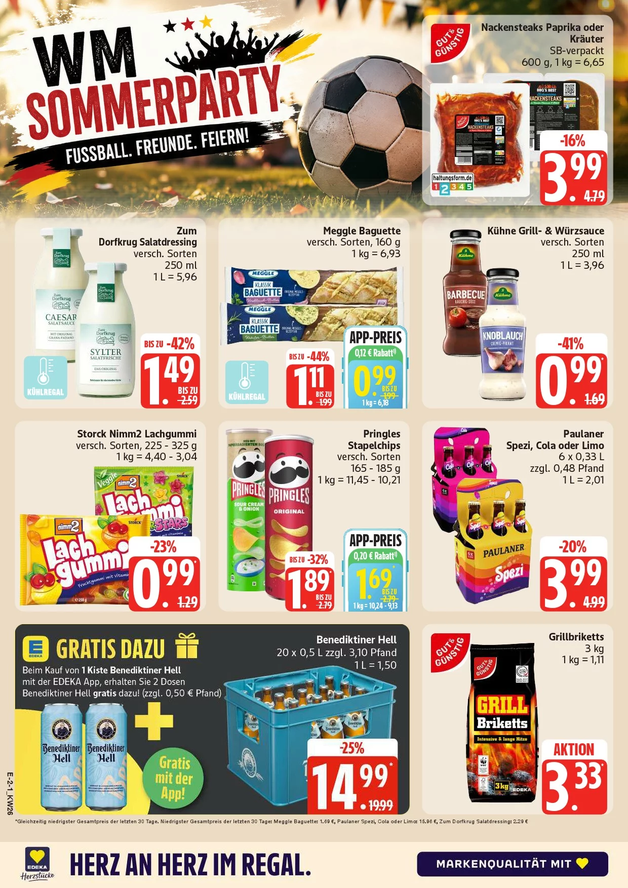 Edeka Prospekt Nord 22.06.2026 bis 27.06.2026 2 edeka nord prospekt juni 22 27 2