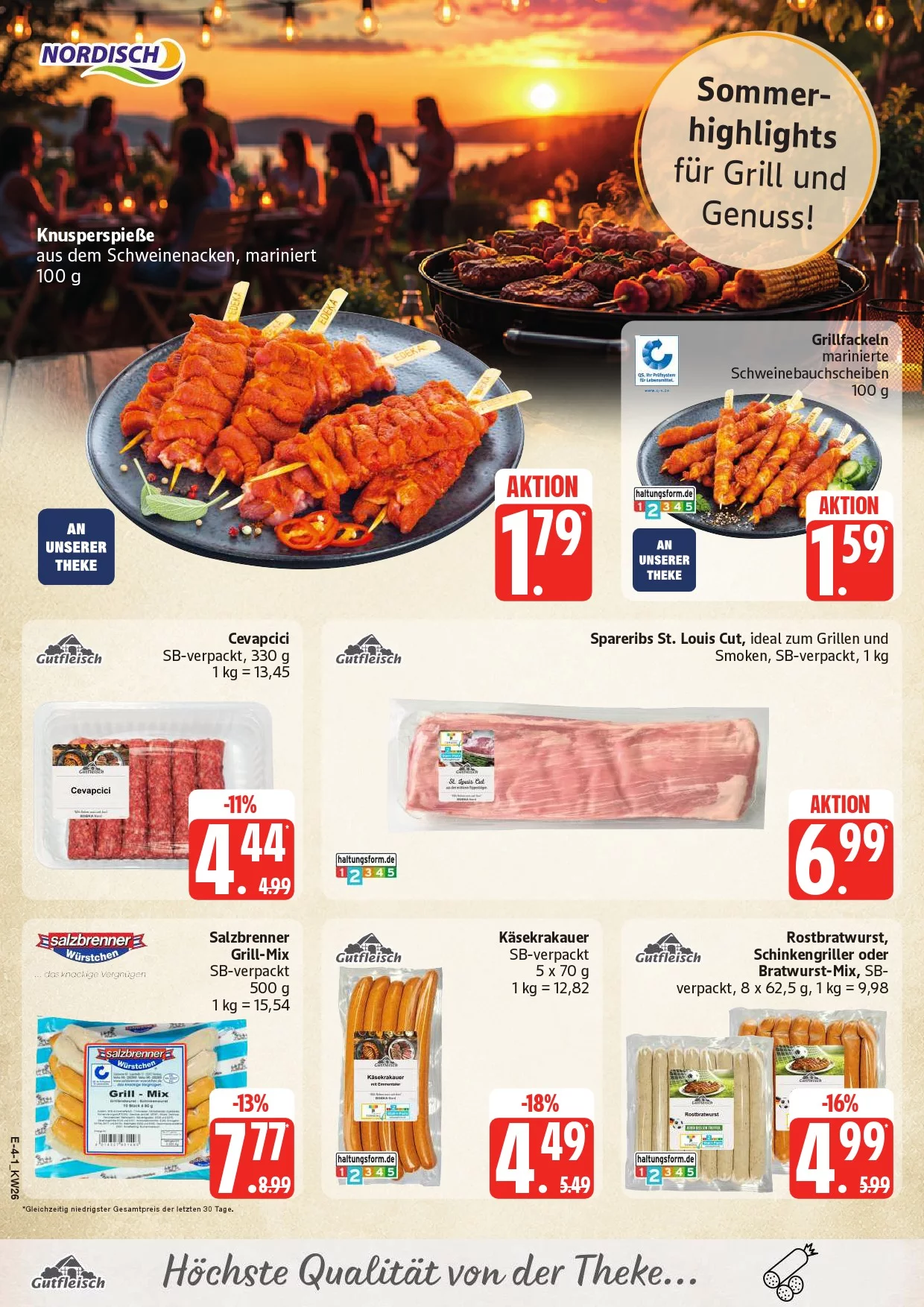 Edeka Prospekt Nord 22.06.2026 bis 27.06.2026 4 edeka nord prospekt juni 22 27 4