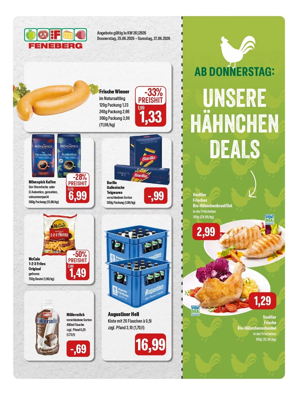 Feneberg Prospekt 25.06.2026 bis 27.06.2026 1 feneberg prospekt kw 26