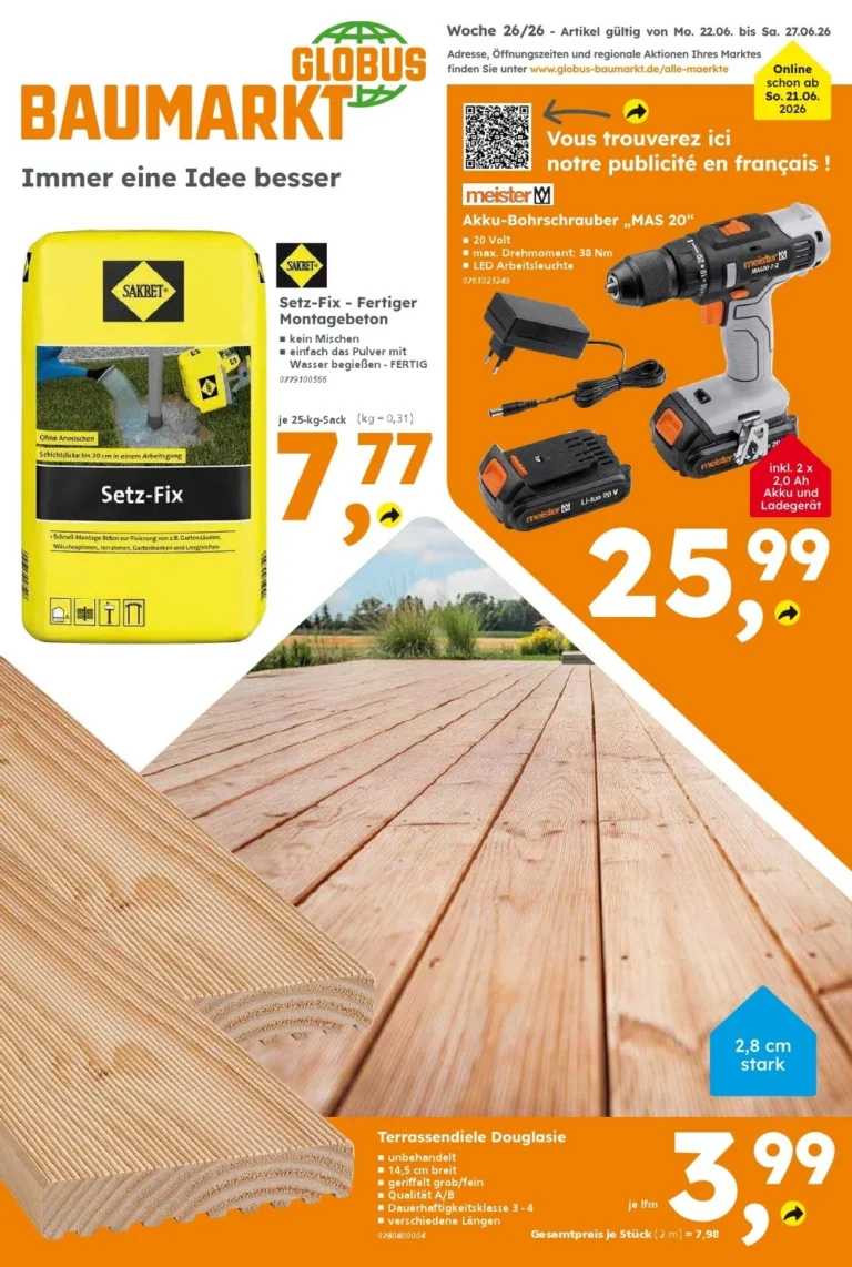 globus baumarkt prospekt kw-26