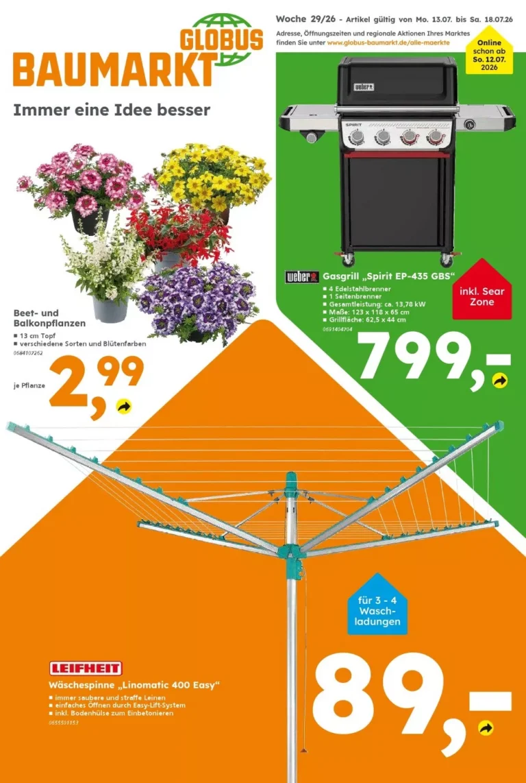 globus baumarkt prospekt kw29