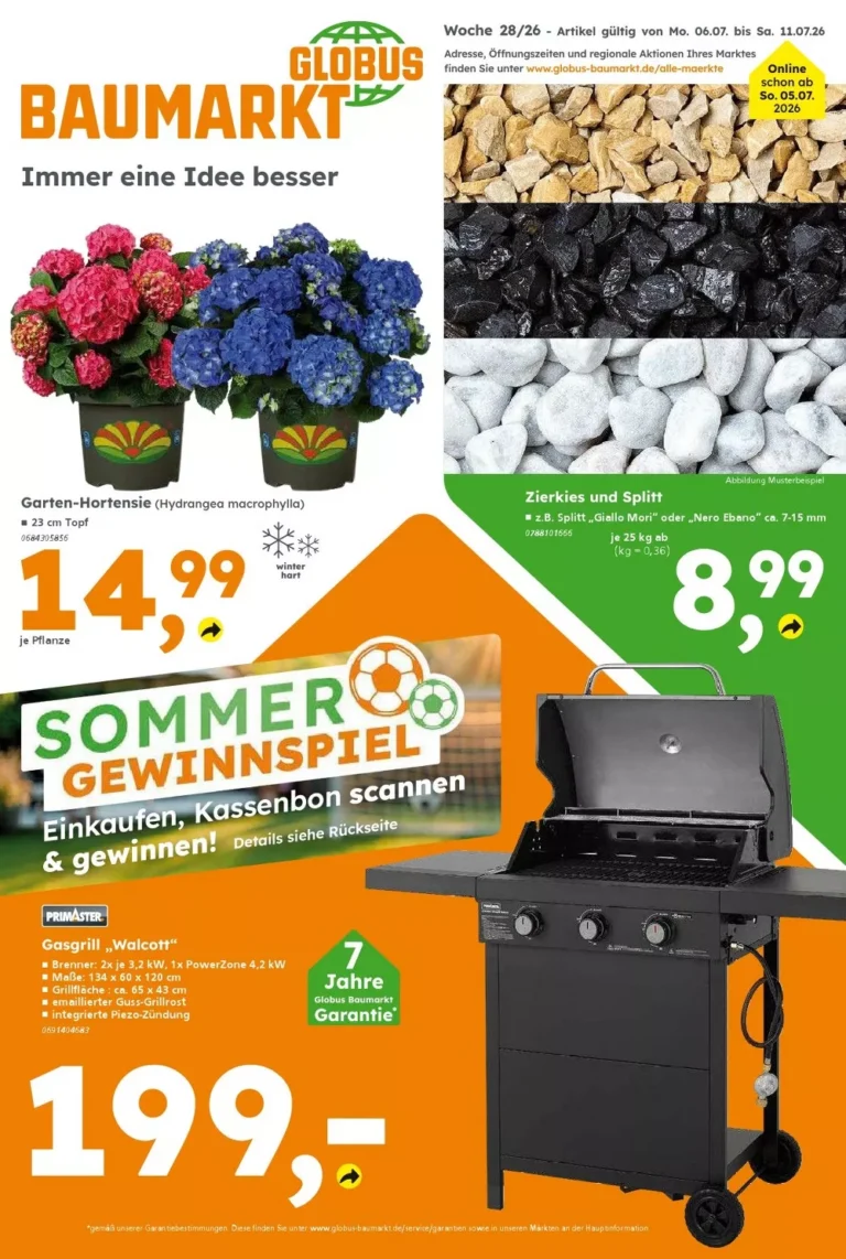 globus baumarkt prospekt kw28