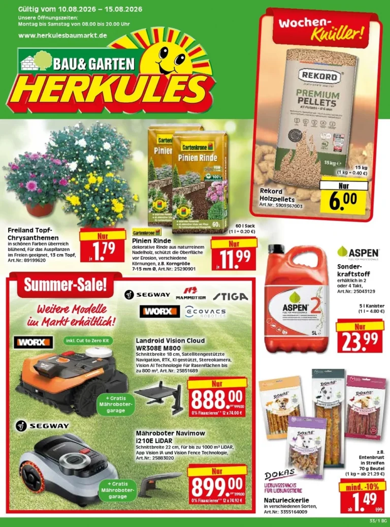 herkules baumarkt prospekt kw-33