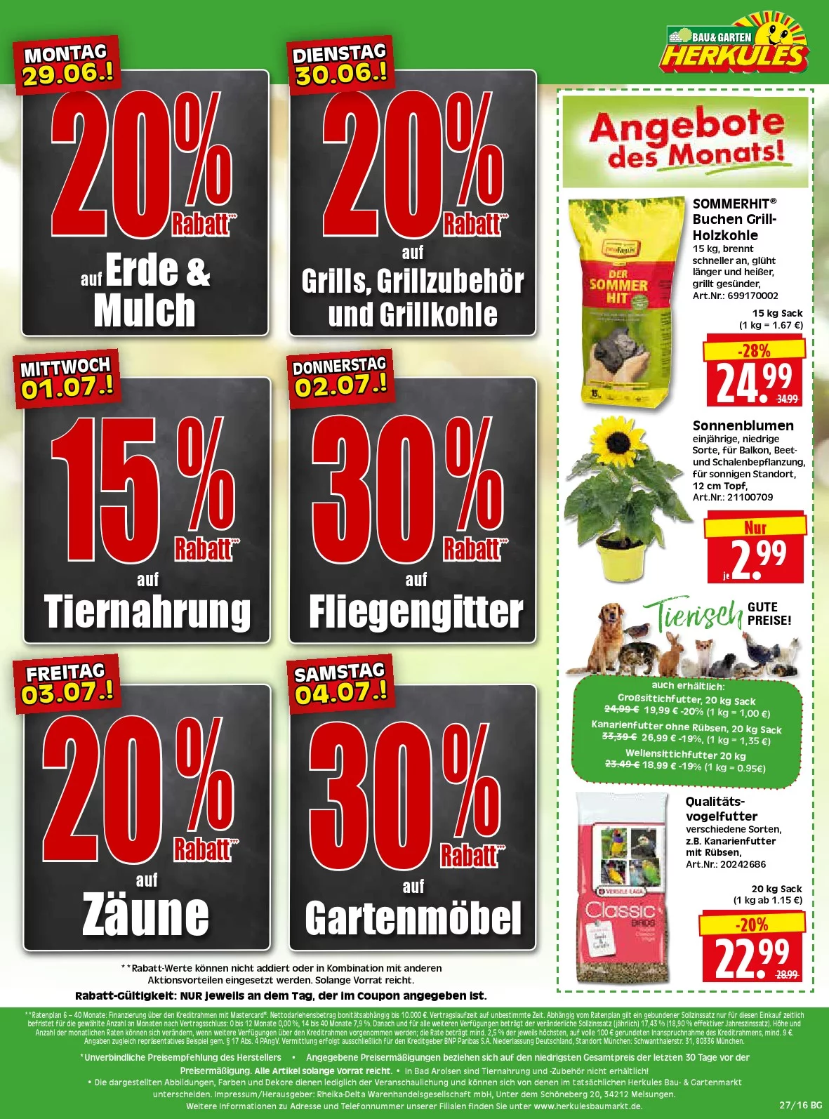 herkules baumarkt juni 29 juli 4 16