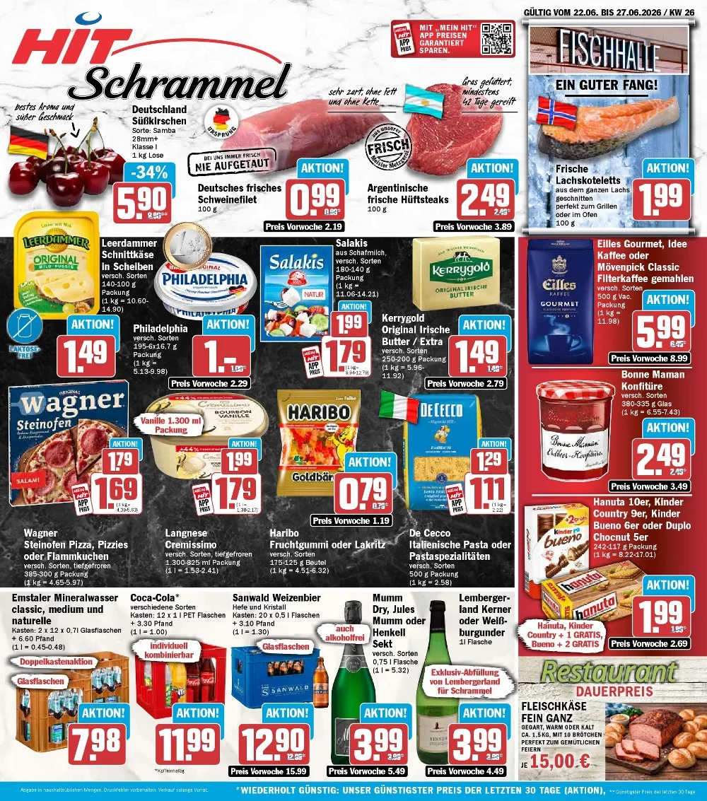 HIT Prospekt 22.06.2026 bis 27.06.2026 1 hit prospekt kw-26