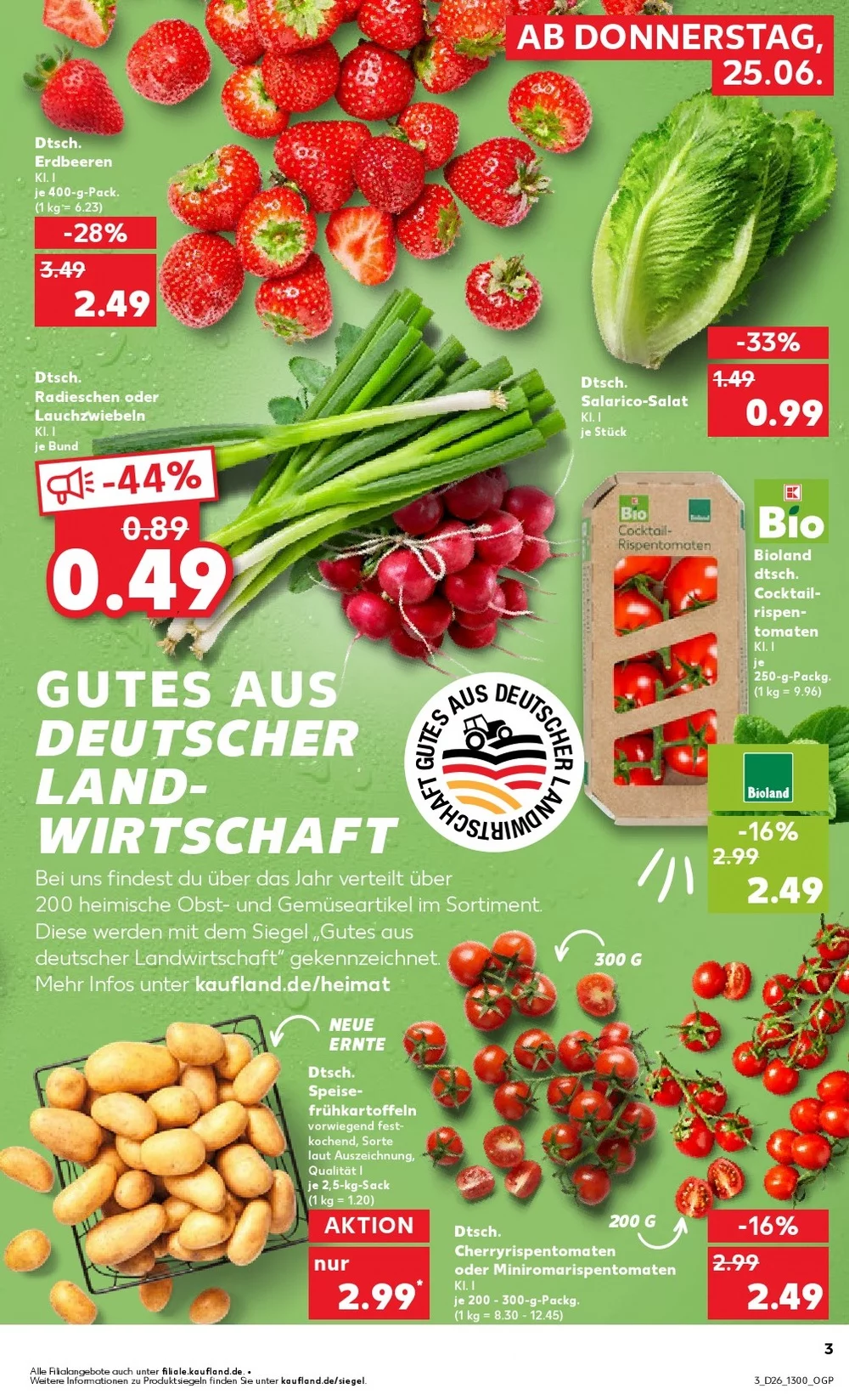 Kaufland Prospekt Neu 25.06.2026 bis 01.07.2026 3 kaufland prosoekt juni 25 juli 1 3