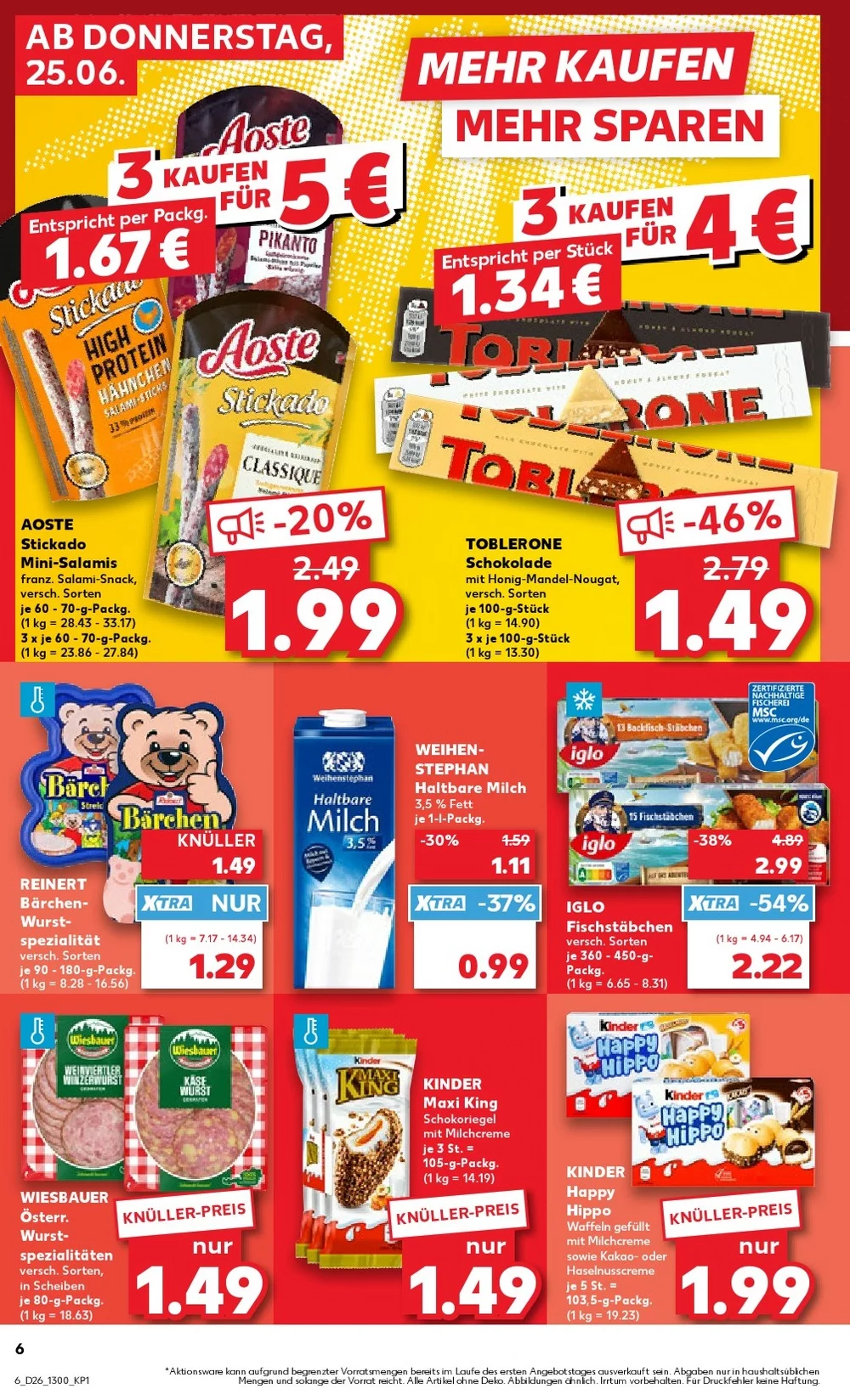 kaufland prosoekt juni 25 juli 1 6