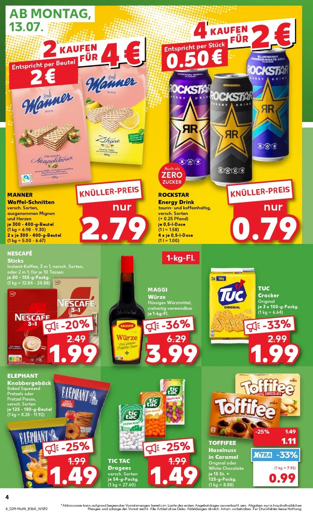 Kaufland Prospekt Wochenstart 27.07.2026 bis 01.08.2026 4 kaufland prospekt juli 13 18 4