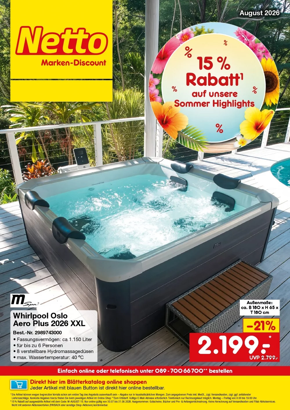 Netto Marken-Discount Online Bestellmagazin August 2026 1 netto marken prospekt bestel magazin august