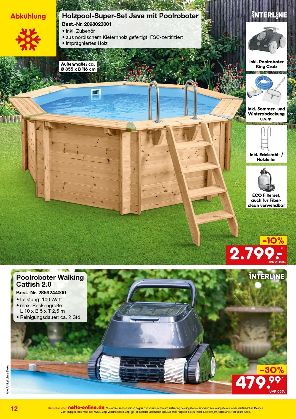 netto marken prospekt Bestellmagazin august 12