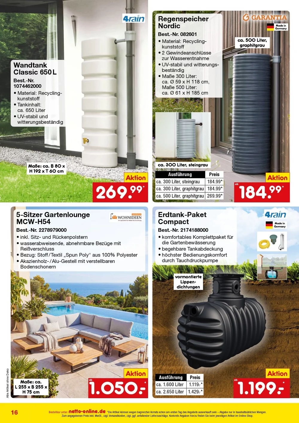 netto marken prospekt Bestellmagazin august 16