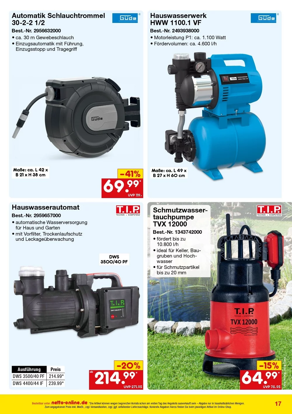 netto marken prospekt Bestellmagazin august 17
