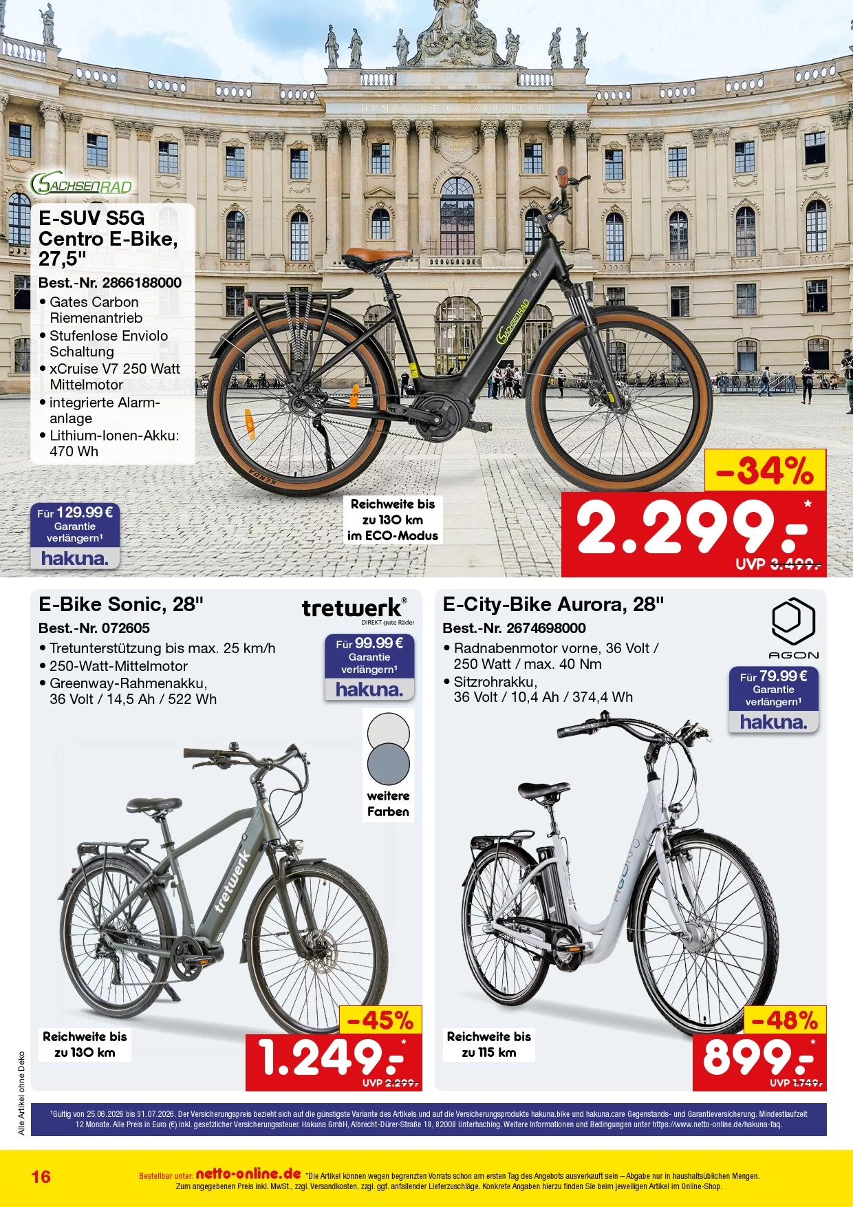 netto marken prospekt bestellmagazin juli 16