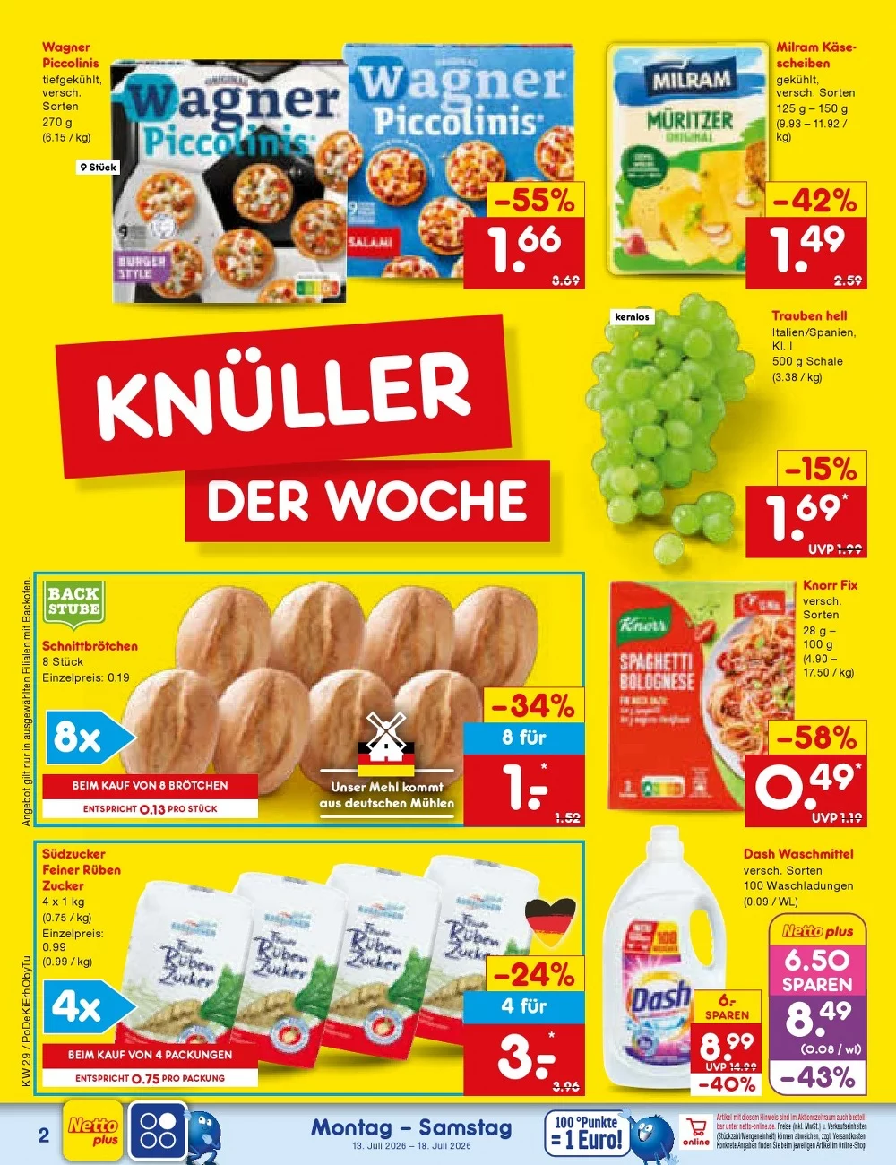 Netto Marken-Discount Prospekt 13.07.2026 bis 18.07.2026 2 netto marken prospekt juli 13 18 2