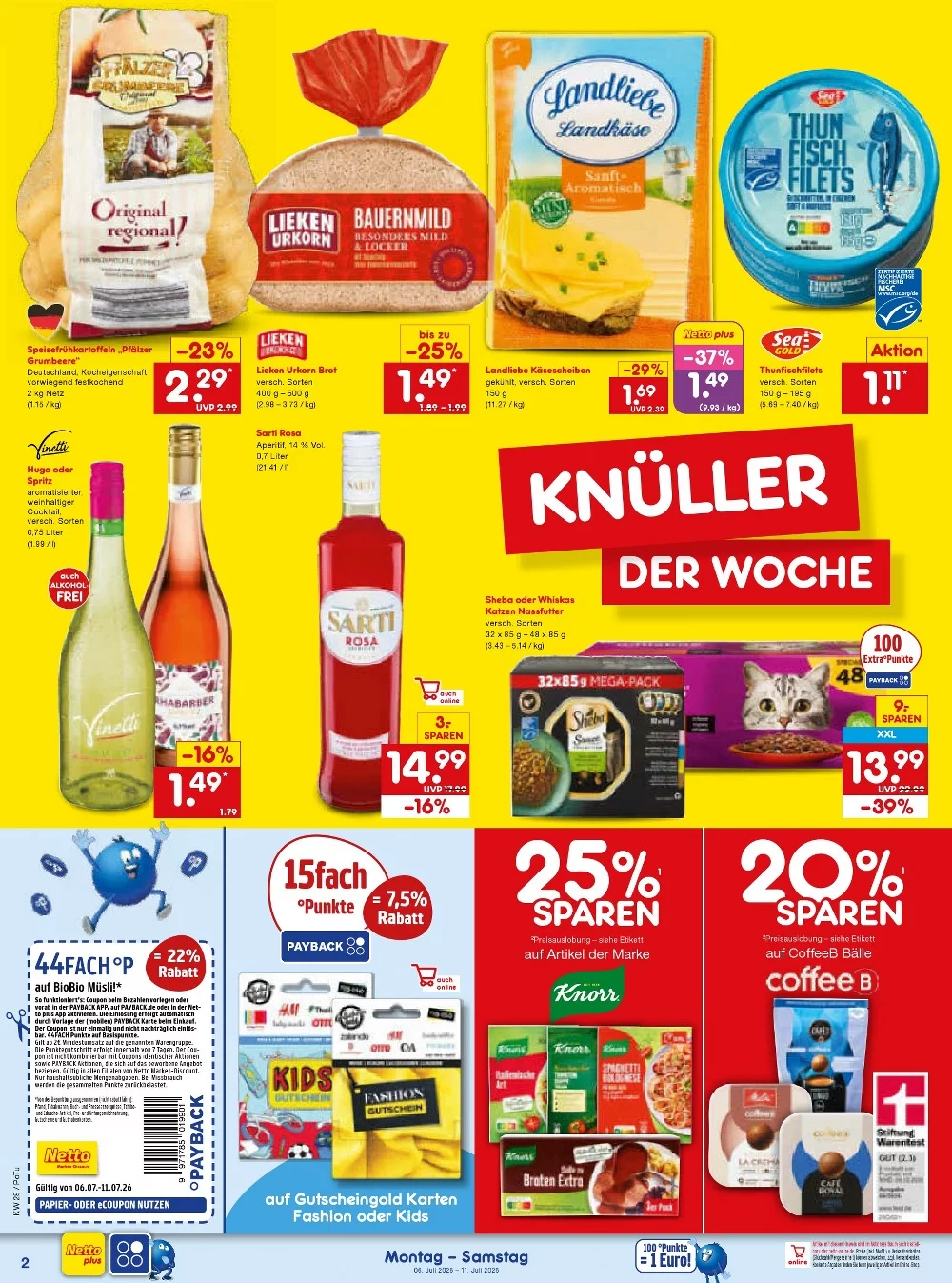 Netto Marken-Discount Prospekt 20.07.2026 bis 25.07.2026 2 netto marken prospekt juli 6 11 2